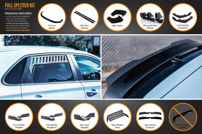 Flow Designs i30N Hatch PD (2018-2020) Full Lip Splitter Set