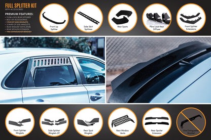 Flow Designs i30N Hatch PD (2018-2020) Full Lip Splitter Set