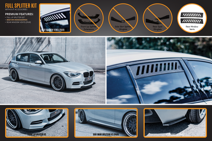 Flow Designs F20 Pre LCI M135 Full Lip Splitter Set