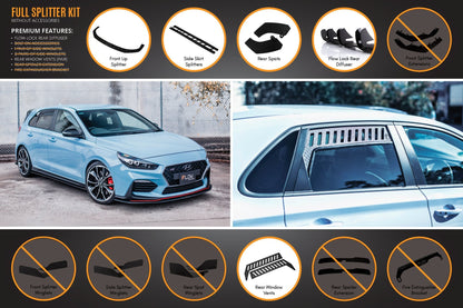 Flow Designs i30N Hatch PD (2018-2020) Full Lip Splitter Set
