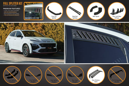 Flow Designs Kona N Full Lip Splitter Set
