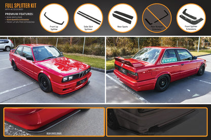 Flow Designs E30 M-Tech 2 Full Lip Splitter Set