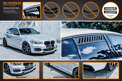 Flow Designs F20 LCI M135 / M140 Full Lip Splitter Set