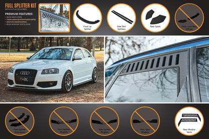 Flow Designs S3 8P Hatch (PFL) Full Lip Splitter Set