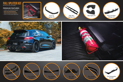 Flow Designs Scirocco R PFL V3 Full Lip Splitter Set