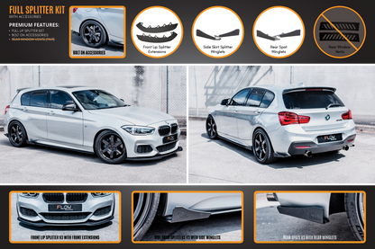 Flow Designs F20 LCI M135 / M140 Full Lip Splitter Set