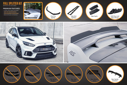 Flow Designs MK3 Focus RS Full Lip Splitter Set
