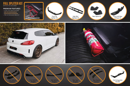 Flow Designs Scirocco R FL V3 Full Lip Splitter Set