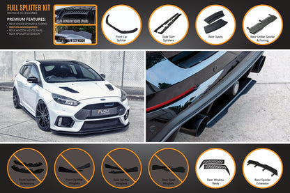 Flow Designs MK3 Focus RS Full Lip Splitter Set