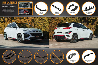 Flow Designs Kona N Full Lip Splitter Set