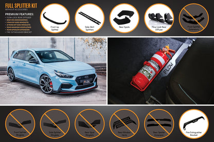 Flow Designs i30N Hatch PD (2018-2020) Full Lip Splitter Set