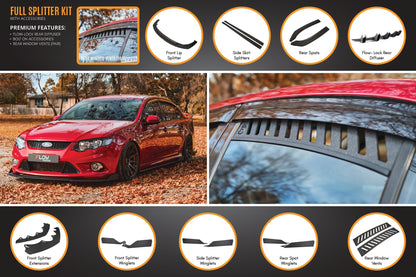 Flow Designs MK1 Falcon FG Full Lip Splitter Set
