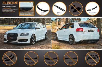 Flow Designs S3 8P Hatch (PFL) Full Lip Splitter Set