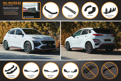 Flow Designs Kona N Full Lip Splitter Set