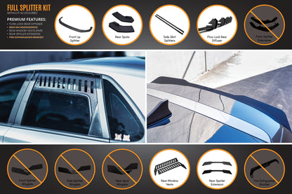 Flow Designs i30 N Line Hatch PD (2018-2023) Full Splitter Lip Set