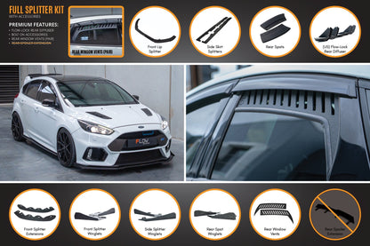 Flow Designs MK3 Focus RS Full Lip Splitter Set