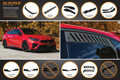 Flow Designs Cerato GT Hatch PFL Full Lip Splitter Set