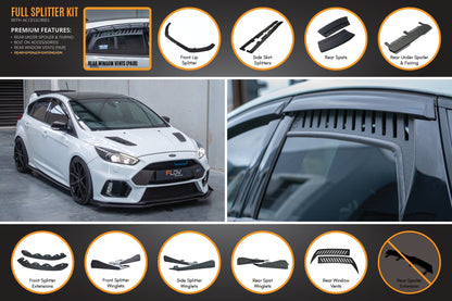 Flow Designs MK3 Focus RS Full Lip Splitter Set