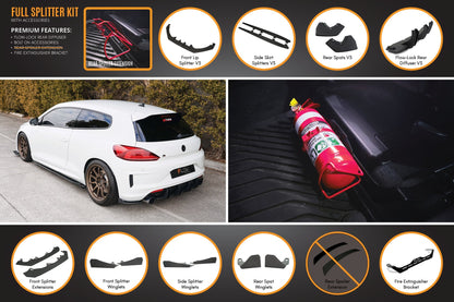 Flow Designs Scirocco R FL V3 Full Lip Splitter Set