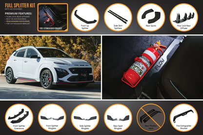 Flow Designs Kona N Full Lip Splitter Set