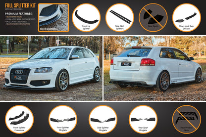 Flow Designs S3 8P Hatch (PFL) Full Lip Splitter Set