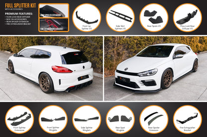 Flow Designs Scirocco R FL V3 Full Lip Splitter Set