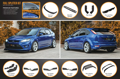 Flow Designs XR5 Focus Turbo V3 Full Lip Splitter Set