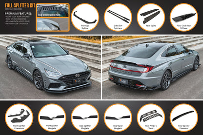 Flow Designs DN8 Sonata N Line 2020-2023 Full Lip Splitter Set