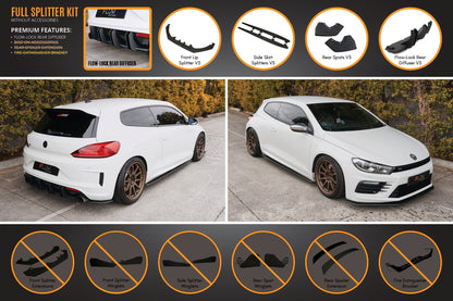 Flow Designs Scirocco R FL V3 Full Lip Splitter Set