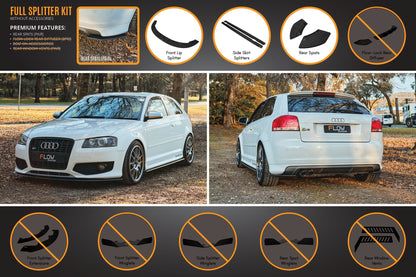 Flow Designs S3 8P Hatch (PFL) Full Lip Splitter Set