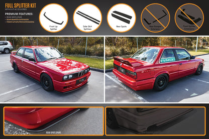 Flow Designs E30 M-Tech 2 Full Lip Splitter Set
