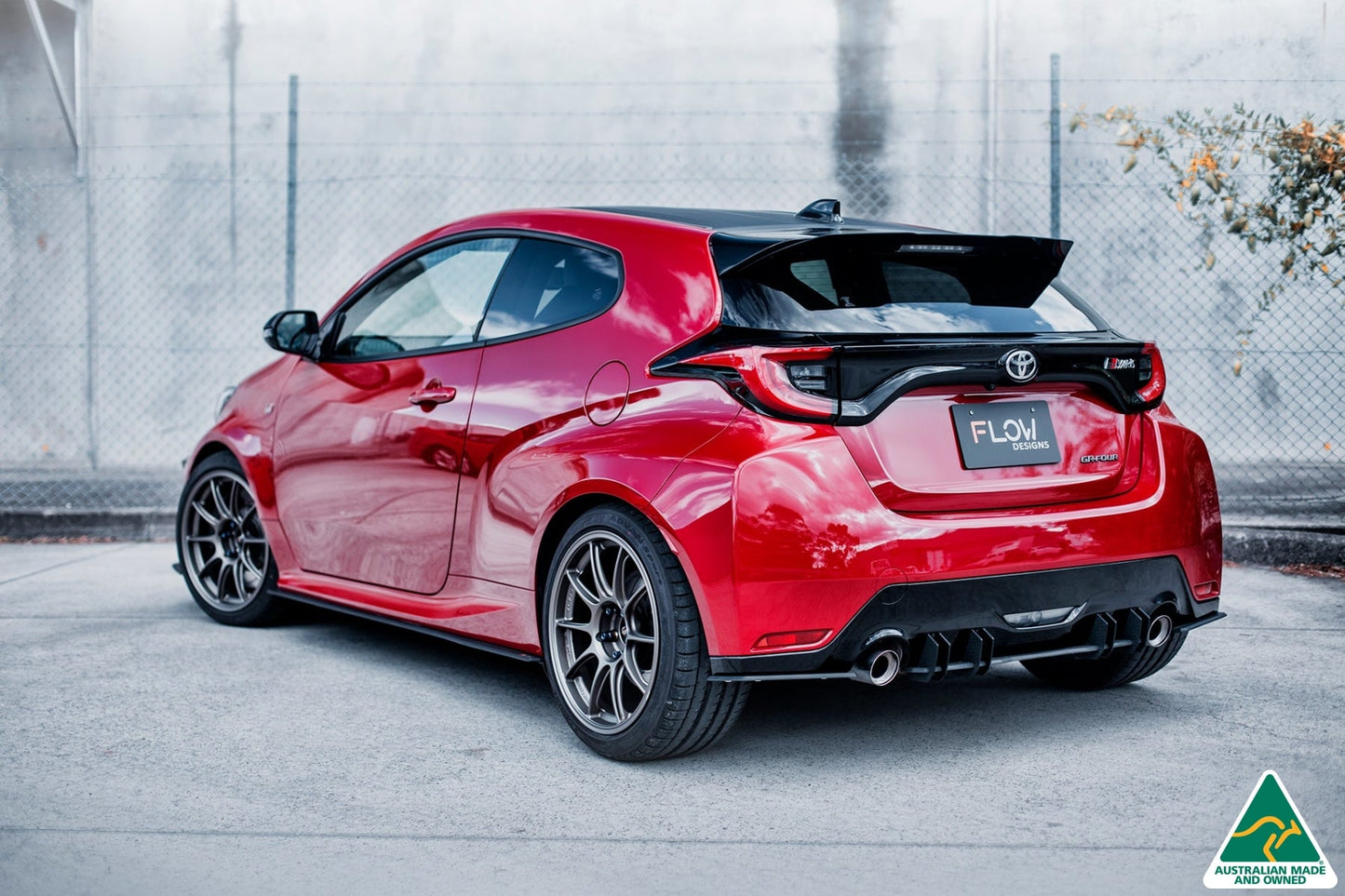Flow Designs Yaris GR Gen1 Rear Spoiler Extensions
