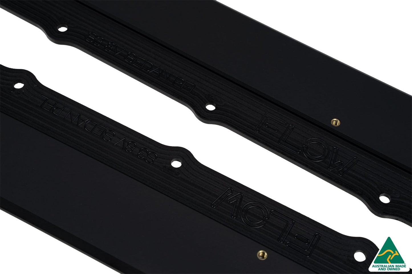 Flow Designs S3 8V Sedan Pre-Facelift Side Skirt Splitters V3 (Pair)