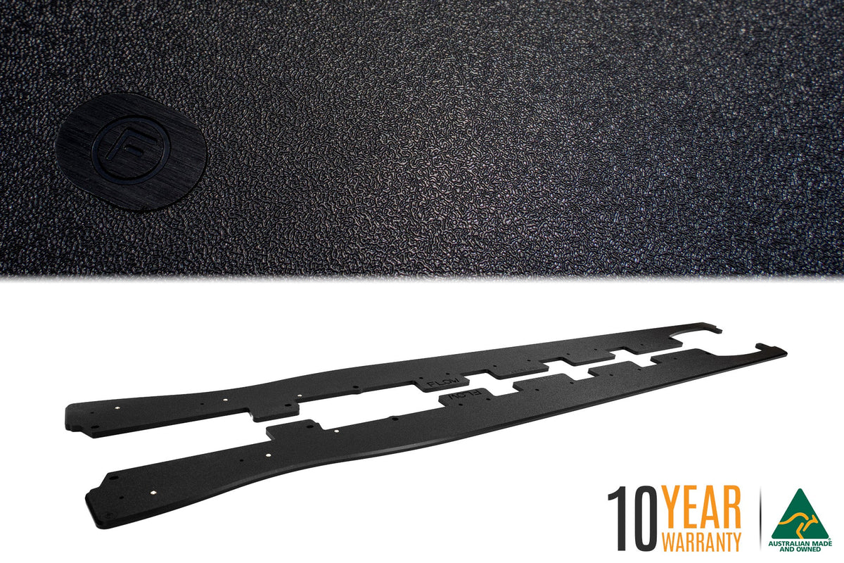 Flow Designs ZD8 BRZ STI Side Skirt Splitters (TEXTURED: Pair)