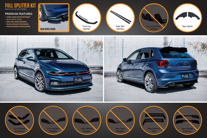 Flow Designs AW Polo GTI Full Splitter Set