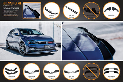 Flow Designs AW Polo GTI Full Splitter Set