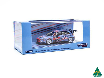 Flow Designs Tarmac Works 1/64 Hyundai i30N TCR Malaysia 2019 Champion