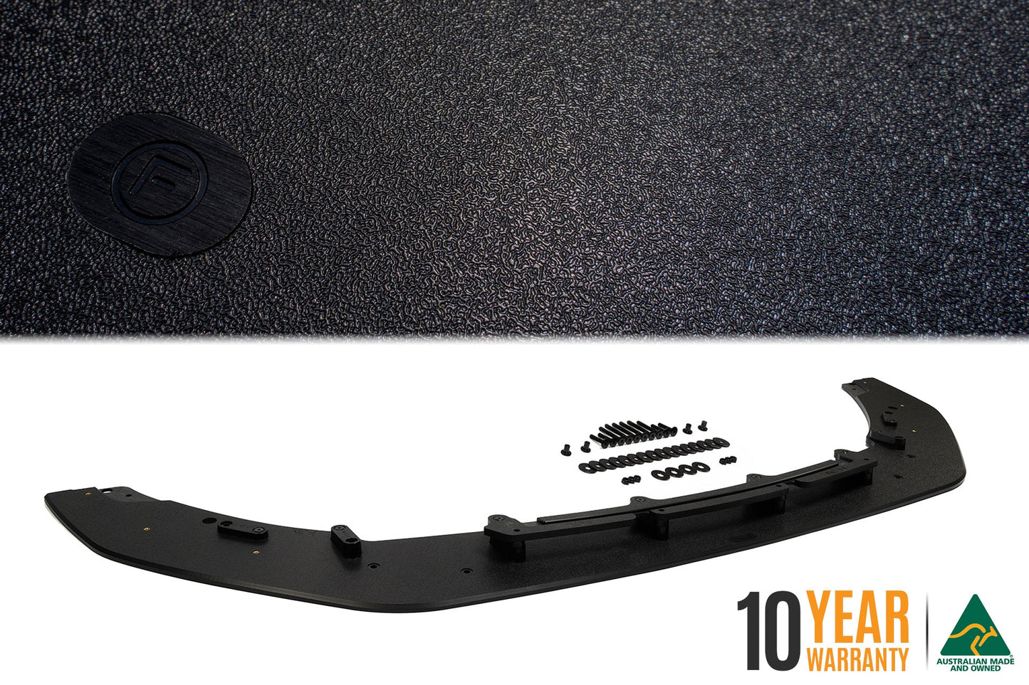 Flow Designs Falcon FGX Front Lip Splitter (TEXTURED)