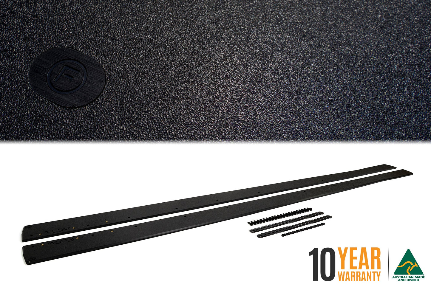 Flow Designs Falcon FGX Side Skirt Splitters (TEXTURED: Pair)