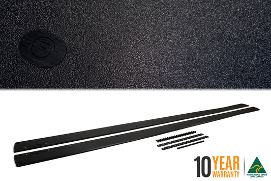 Flow Designs Falcon FGX Side Skirt Splitters (TEXTURED: Pair)