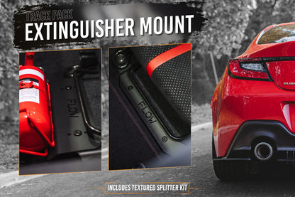 Flow Designs ZD8 BRZ Full Lip Splitter Set (TEXTURED BLACK)