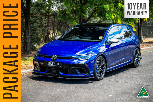 Flow Designs MK8.5 Golf R Full Lip Splitter Set