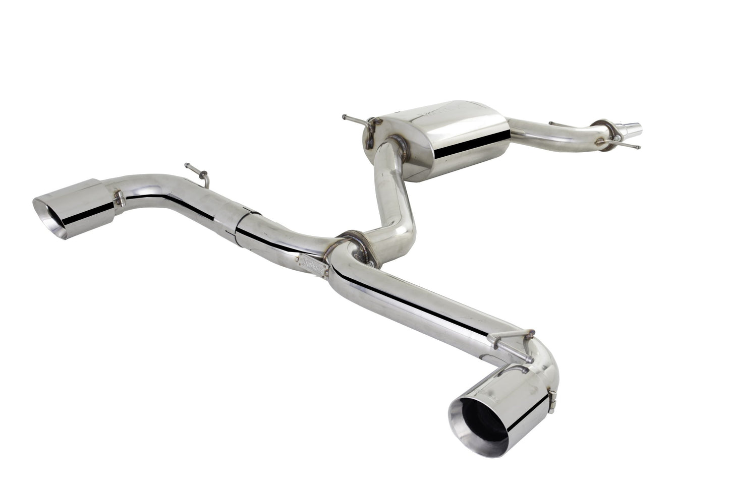 XFORCE VW MK6 Golf GTI & STAINLESS CAT BACK SYSTEM WITH VAREX CENTRE