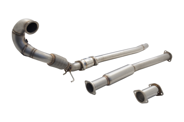 VW GOLF R MK7 & MK7.5  2013- 3" STAINLESS STEEL Downpipe w/ Catalytic Converter OR CAT BYPASS (DE-CAT)