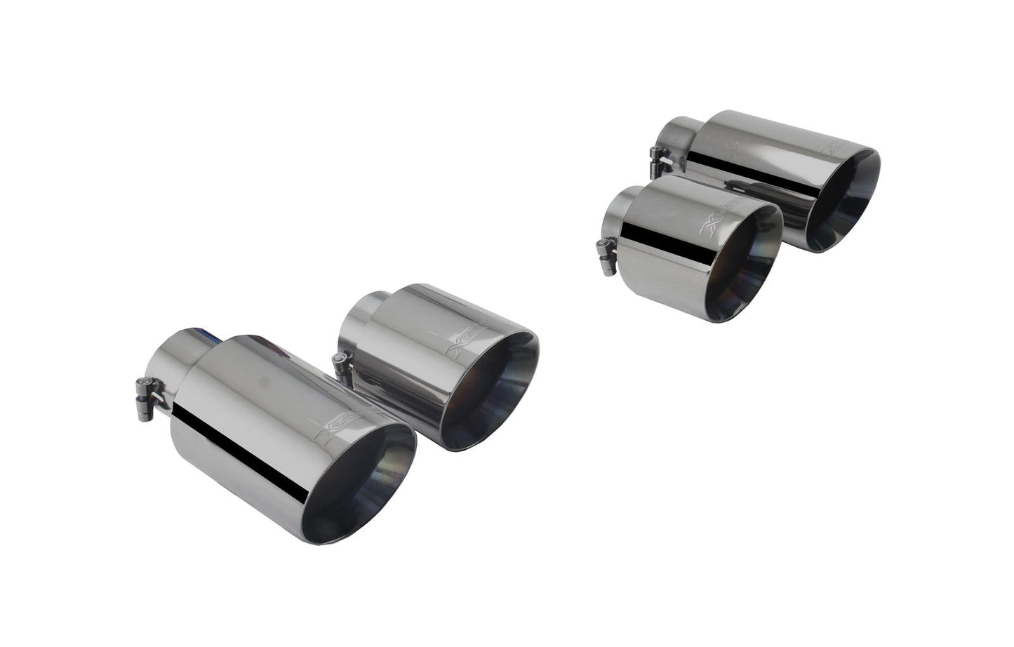 VW Golf “R” MK7 Chrome Tips to Suit X-Force System 4″ Outlet