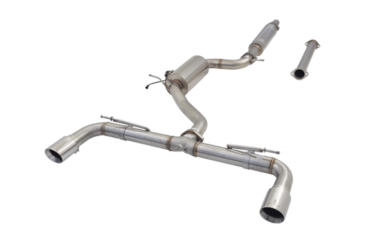 XFORCE - VW GOLF GTI MK7-MK7.5 & MK8 GTI Cat-back Exhaust System With Varex Valved Muffler