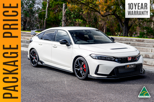 Flow Designs Honda FL5 Civic Type R - Full Lip Splitter Set