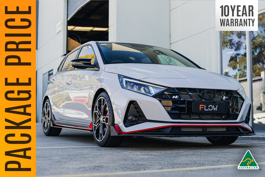 Flow Designs i20 N BC3 Facelift - Full Lip Splitter Set