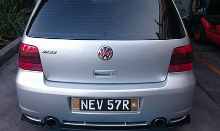 Flow Designs VW MK4 Golf R32 Rear Valance Set (3 Piece)