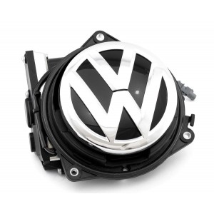 Volkswagen Genuine Flip Badge Static Rear View AV Composite Reverse Camera - Fits VW MK5, MK6, Polo 6R, Polo 6C, Passat B7 & B8, T-Roc